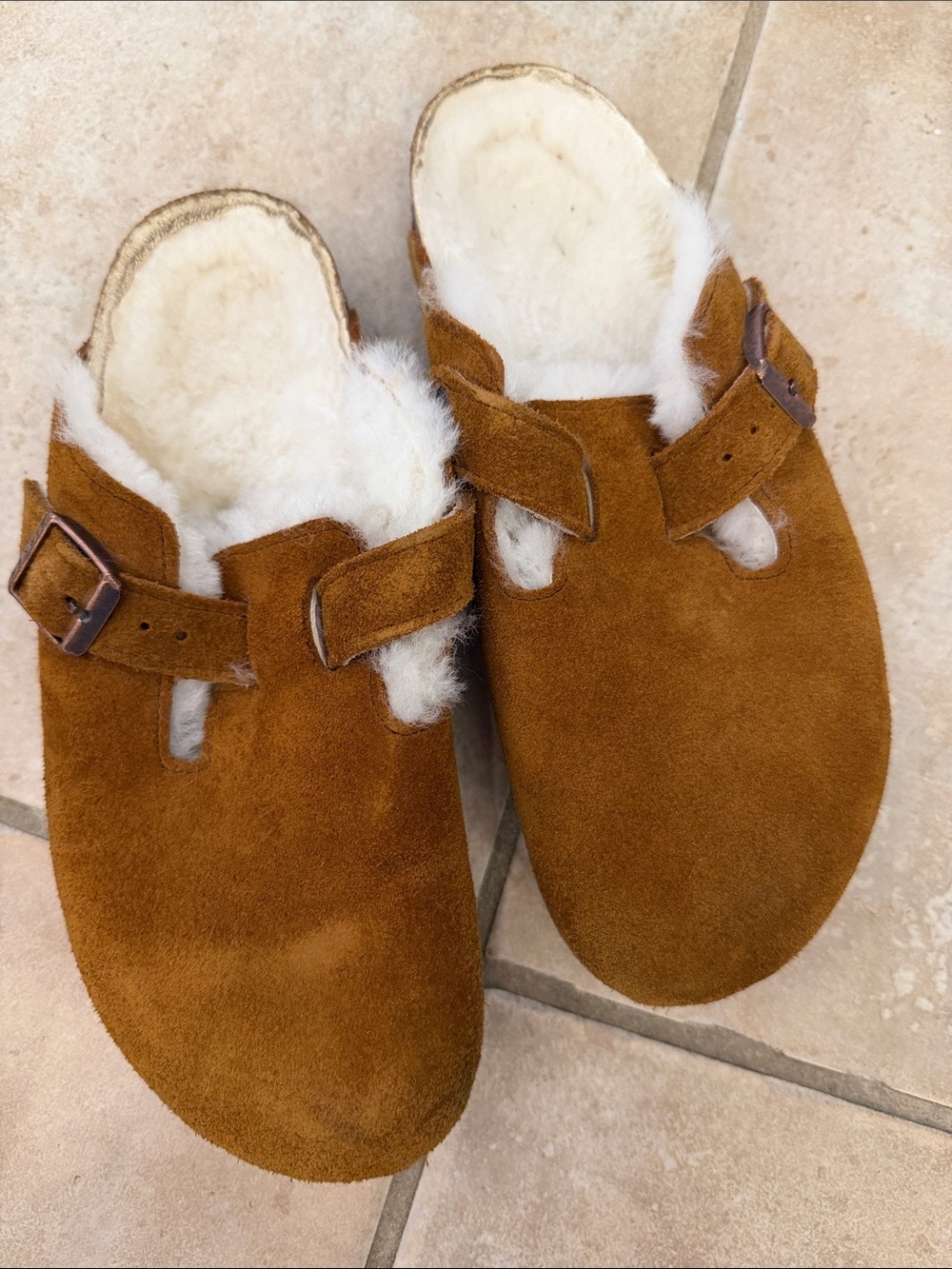 Birkenstock Shearling Boston Clog